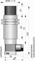 Емкостной датчик СКБ Индукция E09-NO-AC-K-Z(Л63) - 15101