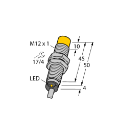 Индуктивный датчик TURCK NI10U-M12-AN6X - NI10U-M12-AN6X