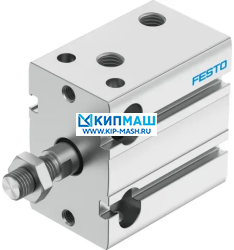 DPDM-32-15-PA 4828437 FESTO - Пневмоцилиндр, 32x15мм, G1/8, двуст. действия, шток нар. резьба M10x1.25 - 4828437