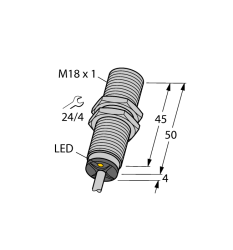 Индуктивный датчик TURCK BI8-EM18-AP45XLD - BI8-EM18-AP45XLD