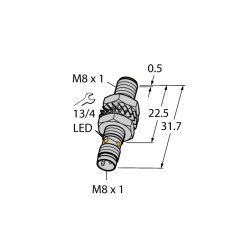 Индуктивный датчик TURCK BI2-M08K-AN6X-V1131 - BI2-M08K-AN6X-V1131