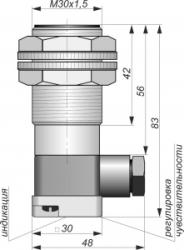 Емкостной датчик СКБ Индукция E06-NO/NC-PNP-K(Д16Т) - 12273