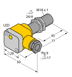 Индуктивный датчик TURCK BI5U-EG18SK-VP4X - BI5U-EG18SK-VP4X