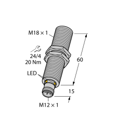 Ультразвуковой датчик TURCK RU40U-M18E-LU8X2-H1151 - RU40U-M18E-LU8X2-H1151