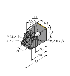 Индуктивный датчик TURCK BI20U-QV40-AP6X2-H1141 - BI20U-QV40-AP6X2-H1141