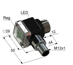 Оптический лазерный датчик Мега-К VB3CP2-48-TRDL100B241-C4 - F197
