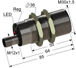 Емкостный датчик PS1-30M85-10B11-C4 - 4003