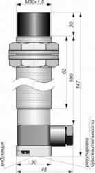 Емкостной датчик СКБ Индукция E07-NO-DCR-K(Текаформ) - 12035