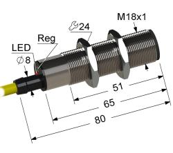 Оптический лазерный датчик VB3C-18M80-TRDL100B241-Z - F156