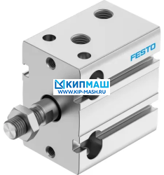 DPDM-32-10-PA 4828436 FESTO - Пневмоцилиндр, 32x10мм, G1/8, двуст. действия, шток нар. резьба M10x1.25 - 4828436