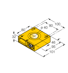 Кольцевой датчик TURCK NI40R- - NI40R-