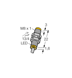 Индуктивный датчик TURCK NI3-EG08K-AN6X - NI3-EG08K-AN6X