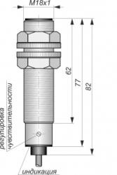 Емкостной датчик СКБ Индукция E02-NC-AC-TA30(Текаформ, НКУ) - 13008