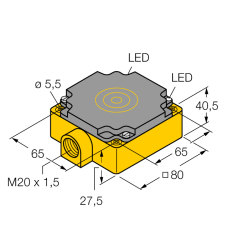Индуктивный датчик TURCK NI40-CP80-VP4X2 - NI40-CP80-VP4X2