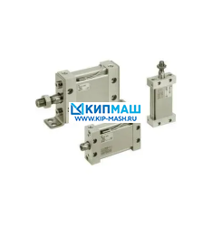 MUB50-50DZ SMC - Пневмоцилиндр, 50x50мм, G1/4, двуст. действия, шток вн. резьба M10x1.25 - MUB50-50DZ