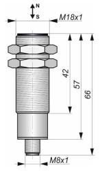 Датчик для цилиндров СКБ Индукция Г13-NО/NC-G/DC-P8-ПГ(Л63) - 15168