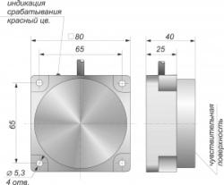 Индуктивный датчик СКБ Индукция И40-NO/NC-AC - 14585