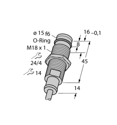 Индуктивный датчик TURCK BID2-G180-Y0/S220 - BID2-G180-Y0/S220