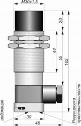 Емкостной датчик СКБ Индукция E07-NO/NC-PNP-K(Л63) - 12155