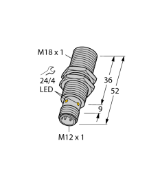 Индуктивный датчик TURCK BI10U-M18-VN6X-H1141 - BI10U-M18-VN6X-H1141
