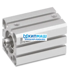 QLM2A020A005M CAMOZZI - Пневмоцилиндр, 20x5мм, JIS, M5, двуст. действия, шток нар. резьба M8 - QLM2A020A005M