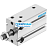DPDM-20-20-PA 4840802 FESTO - Пневмоцилиндр, 20x20мм, M5, двуст. действия, шток нар. резьба M8 - 4840802