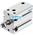 DPDM-32-30-PA 4828440 FESTO - Пневмоцилиндр, 32x30мм, G1/8, двуст. действия, шток нар. резьба M10x1.25 - 4828440
