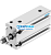 DPDM-16-25-PA 4833189 FESTO - Пневмоцилиндр, 16x25мм, M5, двуст. действия, шток нар. резьба M6 - 4833189