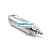 PVSA-80-025 Pemaks - Пневмоцилиндр, 80x25мм, G3/8, двуст. действия, шток нар. резьба M20x1.5 - PVSA-80-025