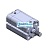 PKTA-32-150 Pemaks - Пневмоцилиндр, 32x150мм, ISO 21287, G1/8, двуст. действия, шток нар. резьба M10x1.25 - PKTA-32-150