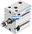 DPDM-32-10-PA 4828436 FESTO - Пневмоцилиндр, 32x10мм, G1/8, двуст. действия, шток нар. резьба M10x1.25 - 4828436