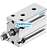 DPDM-16-5-PA 4833185 FESTO - Пневмоцилиндр, 16x5мм, M5, двуст. действия, шток нар. резьба M6 - 4833185