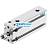 DPDM-10-25-PA 4831873 FESTO - Пневмоцилиндр, 10x25мм, M5, двуст. действия, шток нар. резьба M4 - 4831873