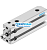 DPDM-6-25-PA 4830904 FESTO - Пневмоцилиндр, 6x25мм, M5, двуст. действия, шток нар. резьба M3 - 4830904