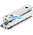 DPDM-10-30-PA 4831874 FESTO - Пневмоцилиндр, 10x30мм, M5, двуст. действия, шток нар. резьба M4 - 4831874