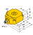 Индуктивный датчик TURCK NI75U-Q80-AP6X2-H1141 - NI75U-Q80-AP6X2-H1141