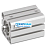 QLM2A020A005M CAMOZZI - Пневмоцилиндр, 20x5мм, JIS, M5, двуст. действия, шток нар. резьба M8 - QLM2A020A005M