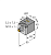 Индуктивный датчик TURCK BI20U-CA40-AP6X2-H1141/S1590 W/BS2.0 - BI20U-CA40-AP6X2-H1141/S1590 W/BS2.0